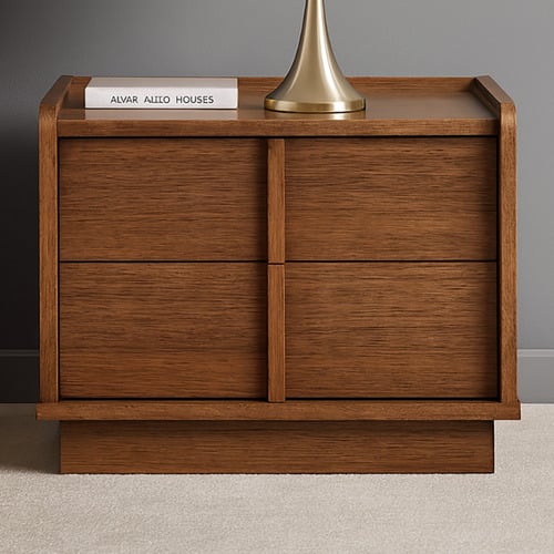 Hollis 4 Drawer Bedside Table