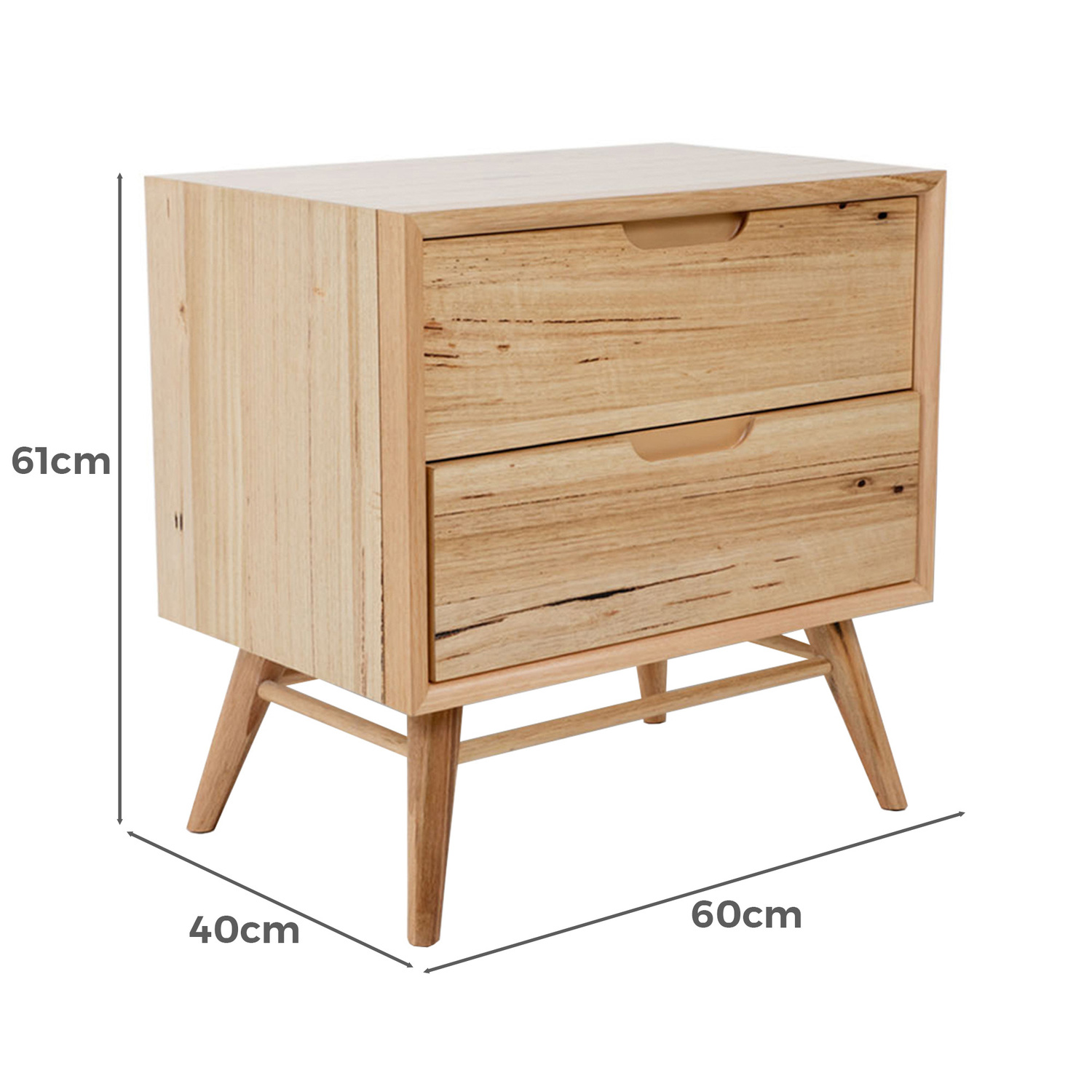 Marley Messmate Wood Bedside Table