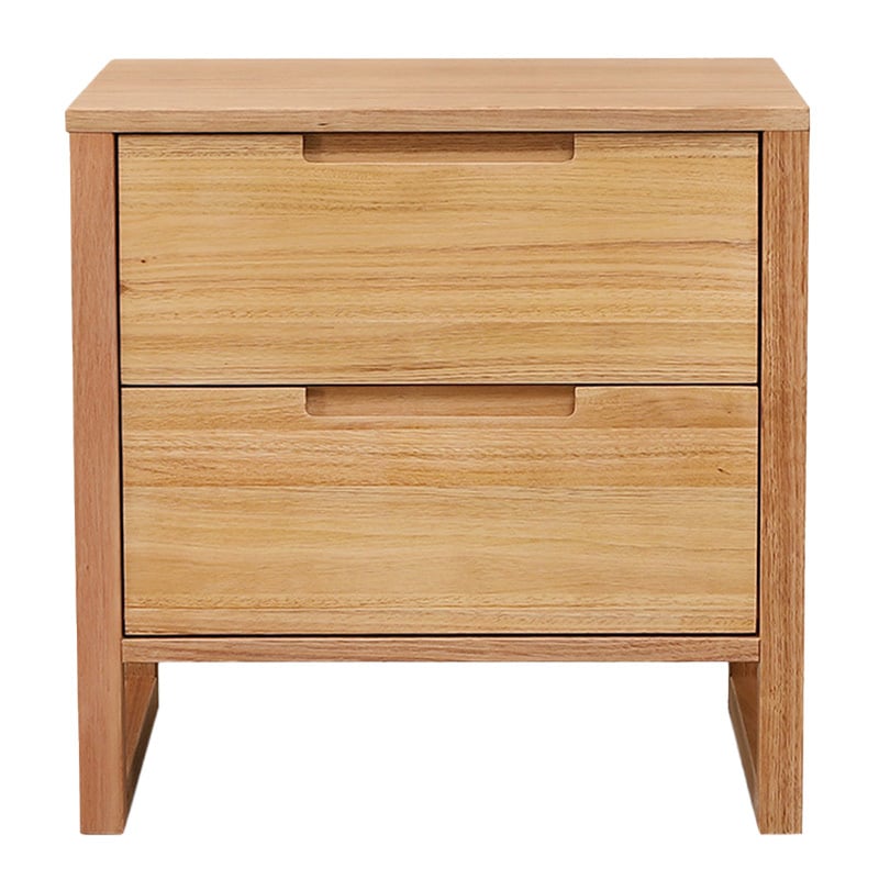 Zephyr 2 Drawer Bedside Table