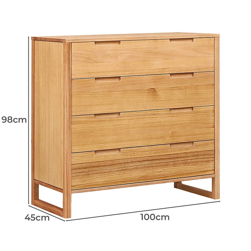 Zephyr 4 Drawer Tallboy