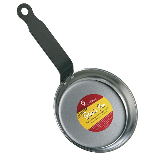Genware Blinis Pan – 12cm Non-Stick Teflon Pro Pan For Mini Pancakes