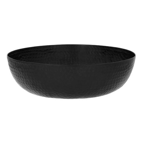 Round Hammered Aluminium Serving Bowl