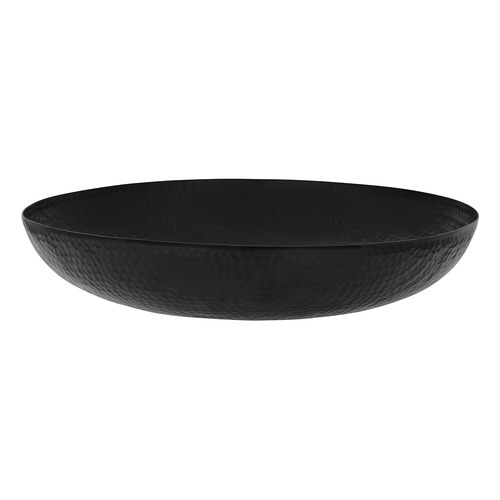 Round Hammered Aluminium Serving Bowl