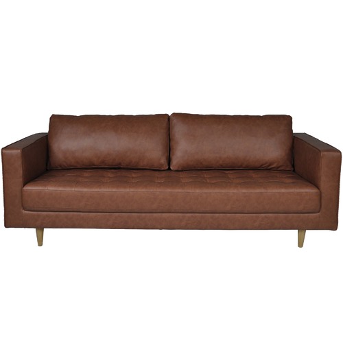 Karl 3.5 Seater Faux Leather Sofa