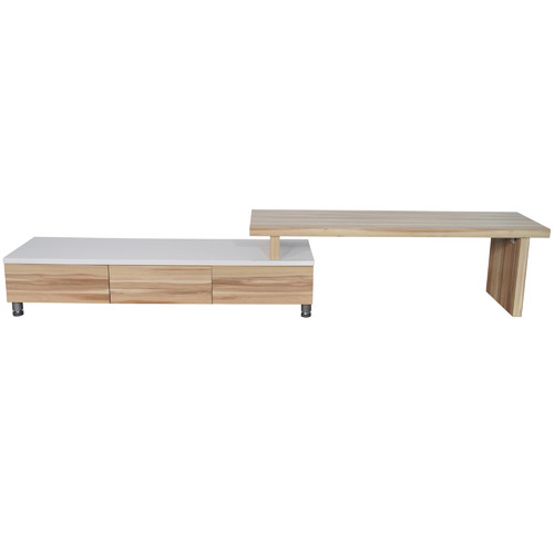 White Wentworth Adjustable Entertainment Unit