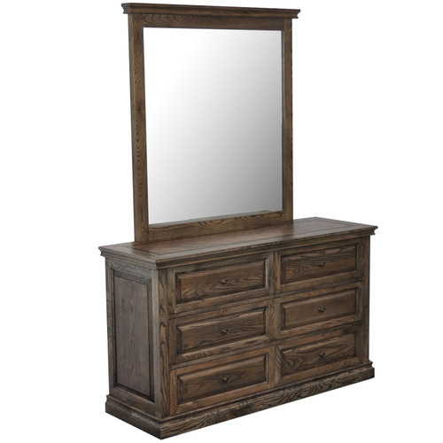Timber dresser with mirror Clearance