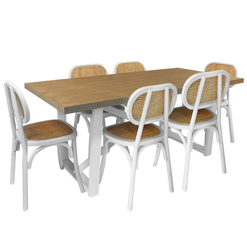 6 Seater Havana Dining Table & Chair Set Temple & ster