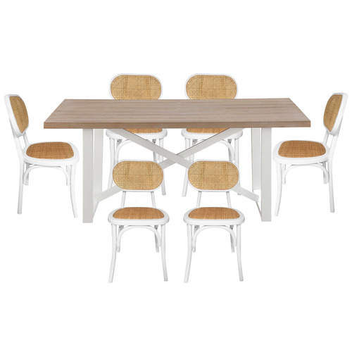 6 Seater Havana Dining Table & Chair Set Temple & ster