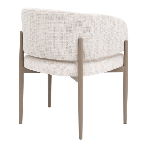 4 Seater Maine Travertine-Look Dining Table & Chair Set