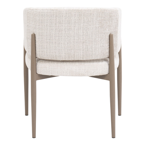 4 Seater Maine Travertine-Look Dining Table & Chair Set