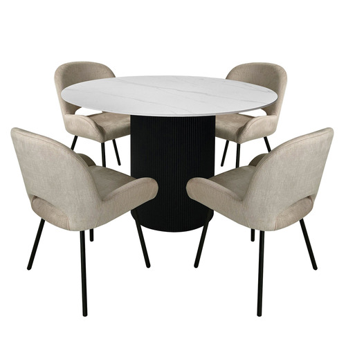 4 Seater Dale Dining Table & Chair Set