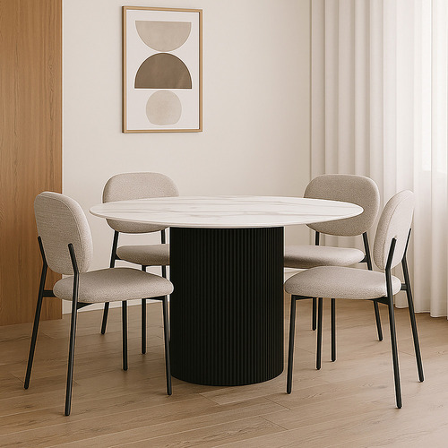4 Seater Chandler Dining Table & Chair Set