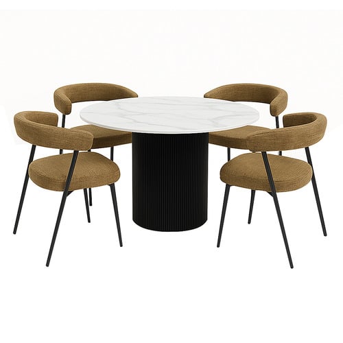 4 Seater Belmont Dining Table & Chair Set