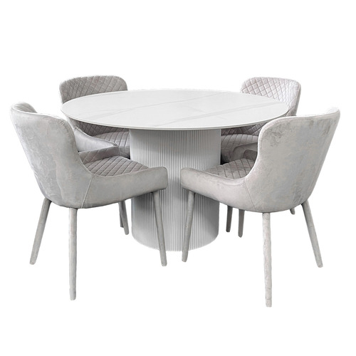 4 Seater Novato Dining Table & Chair Set