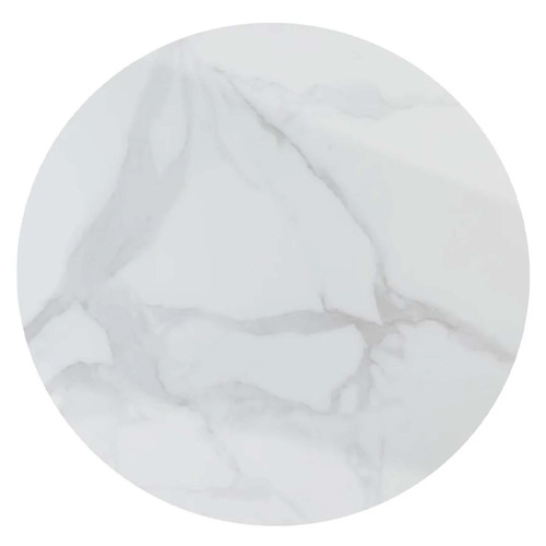 4 Seater Nome Marble-Look Dining Table & Chair Set
