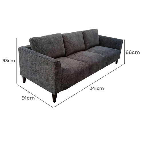 Grey Forrest 3 Seater Sofa