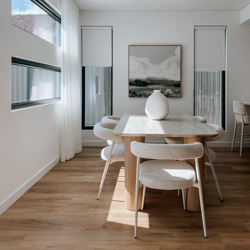 Elliot Travertine-Look Dining Table