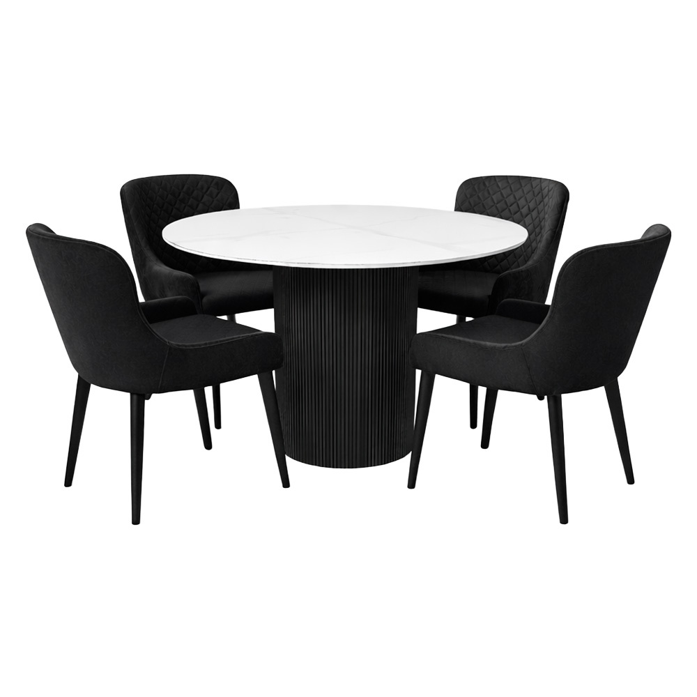 4 Seater Ollie Dining Table & Chair Set