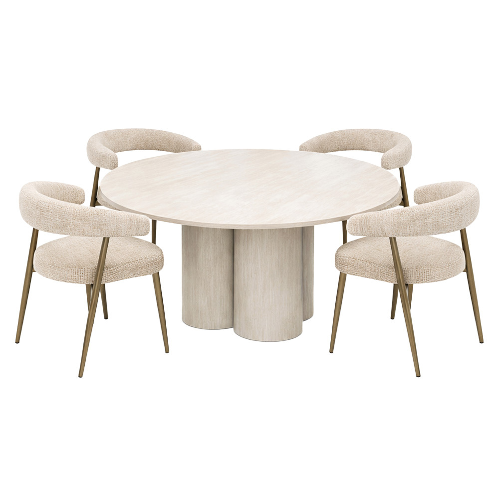 4 Seater Isla Dining Table & Chair Set