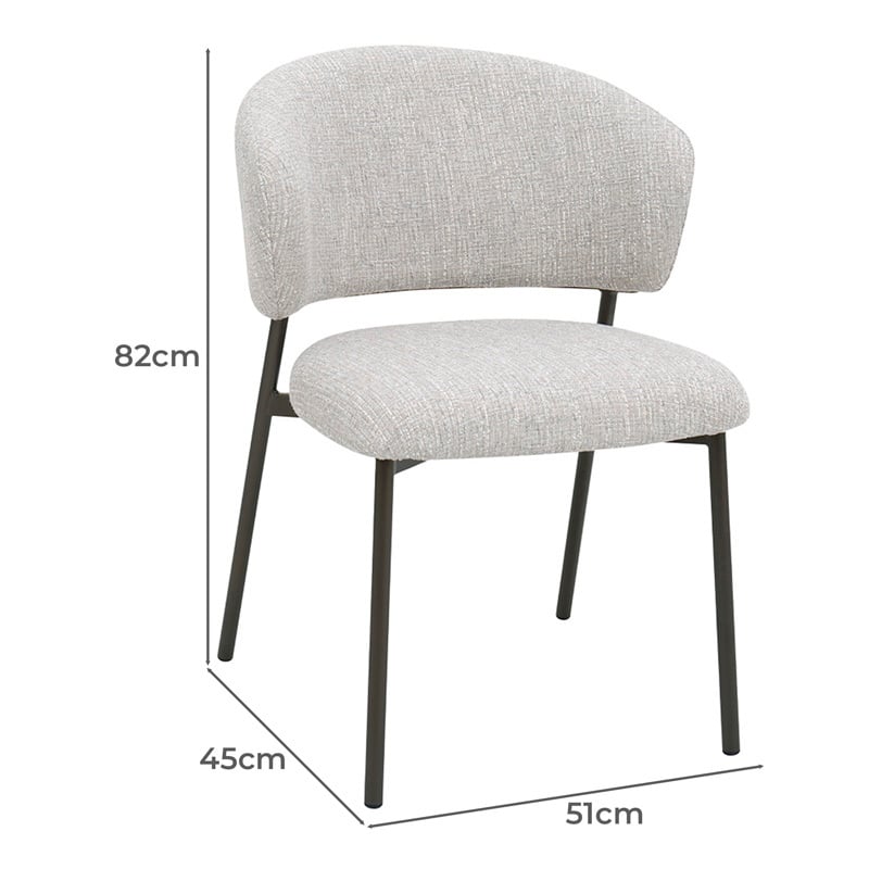 4 Seater Cyrilla Dining Table & Chair Set
