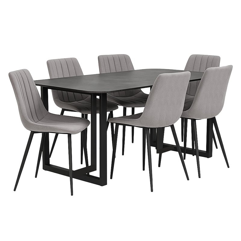 6 Seater Luz Dining Table & Chair Set