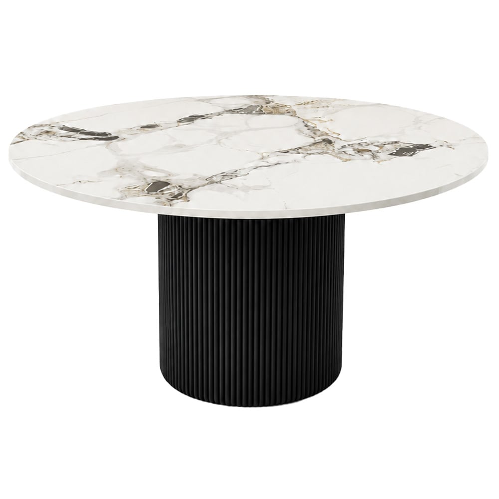4 Seater Zarina Sintered Stone Dining Table & Chair Set