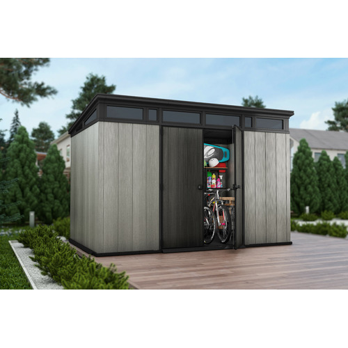 Keter Artisan Double Door Storage Shed & Reviews Temple & Webster
