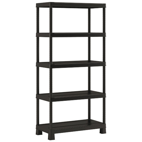 Keter Black Tribac 5 Tier Shelving Unit Temple & ster
