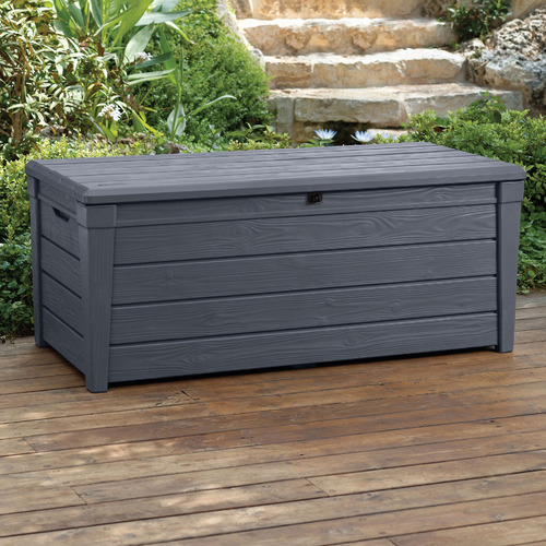 Keter Brightwood Outdoor Storage Box, How To Make Outdoor Storage Box