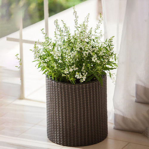 3 Piece Cylindrical Outdoor Planters