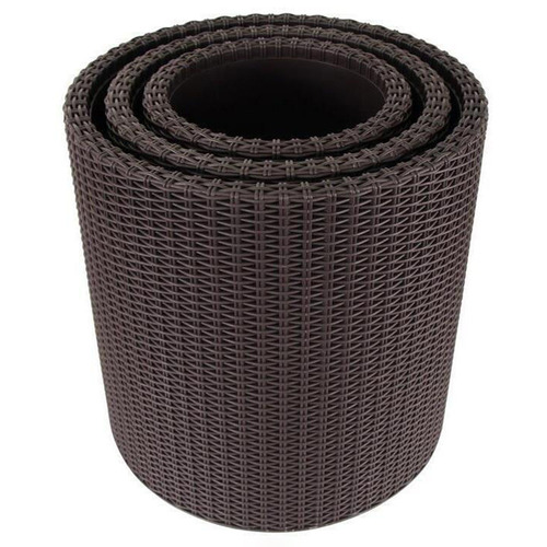 3 Piece Cylindrical Outdoor Planters