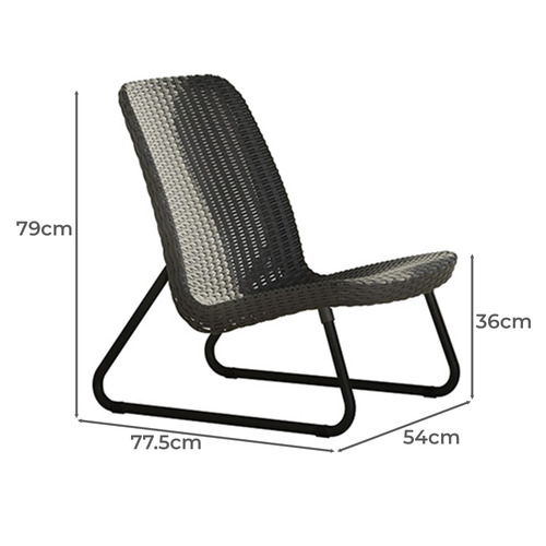 Rio Outdoor 2 Person Lounge Set