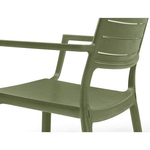 Metaline Metal Look Outdoor Dining Chairs