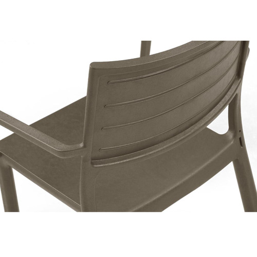 Metaline Metal Look Outdoor Dining Chairs