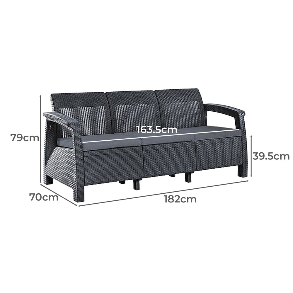 3 Seater Corfu Outdoor Sofa