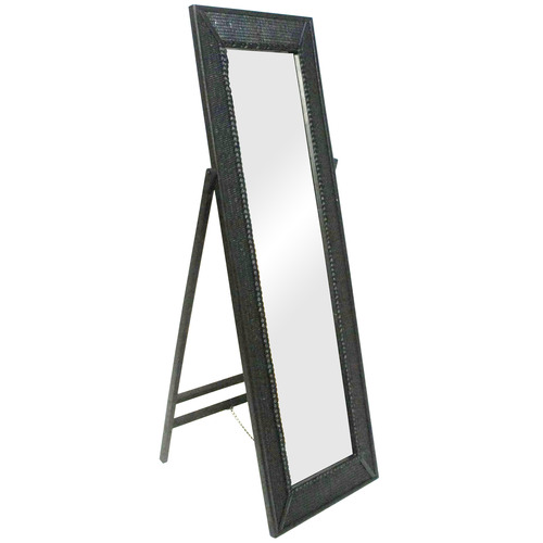 Arch Rattan Full Length Mirror Temple & ster