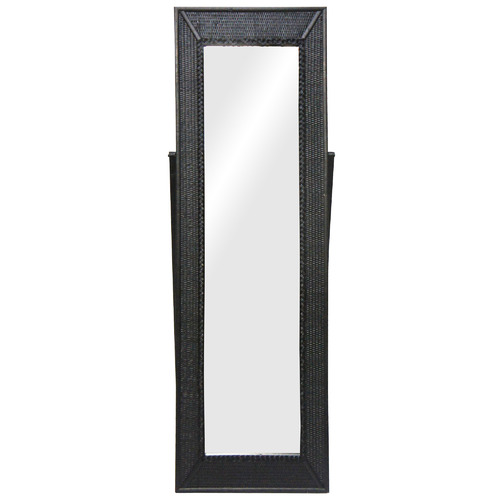Arch Rattan Full Length Mirror Temple & ster