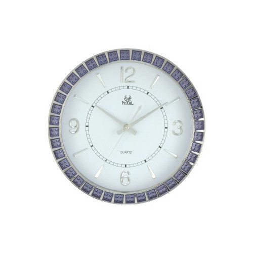 Pearl Time 34.1cm Jewel Framed Wall Clock Temple & ster