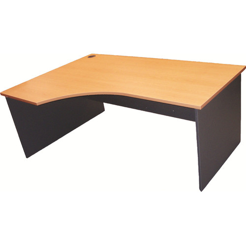 Cooper 180cm Curved Left Home Desk & Reviews Temple & ster