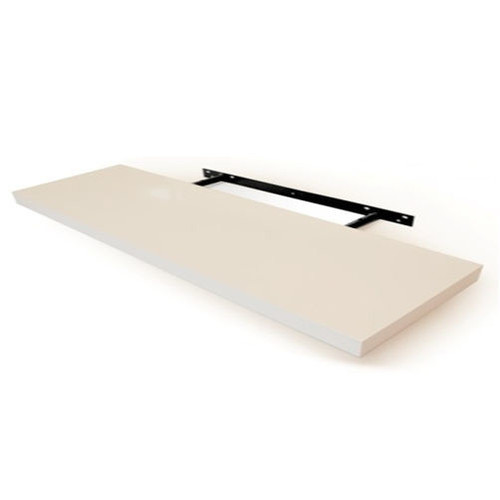 120cm Floating Shelf in White Lacquered Temple & ster