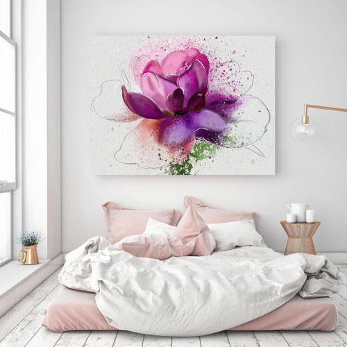 Pop Of Pink Diptych Wall Art: Canvas Prints, Art Prints & Framed Canvas