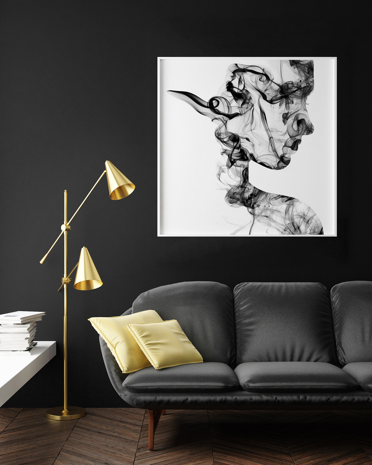 In Profile Printed Wall Art