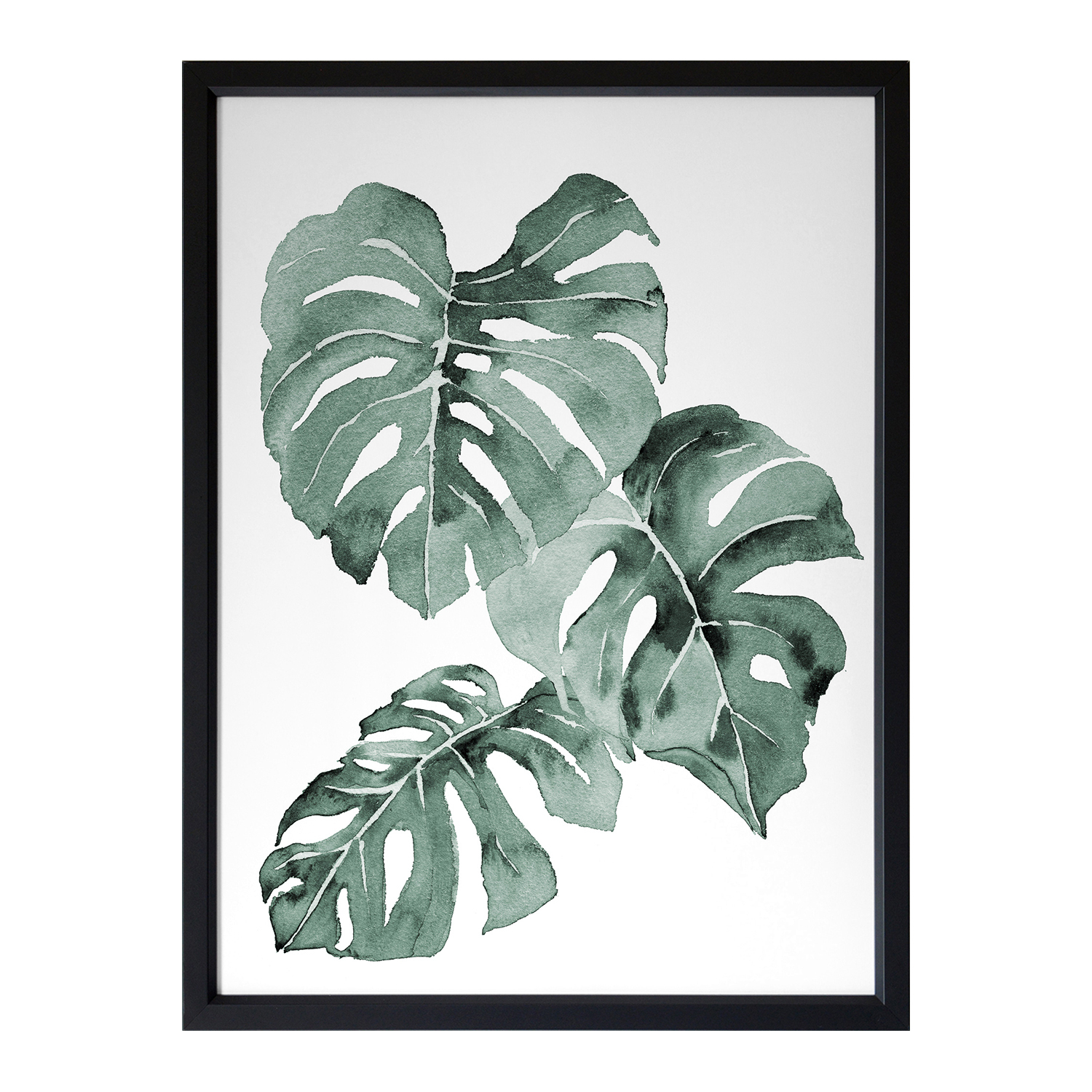 Zulu Monstera Framed Printed Wall Art