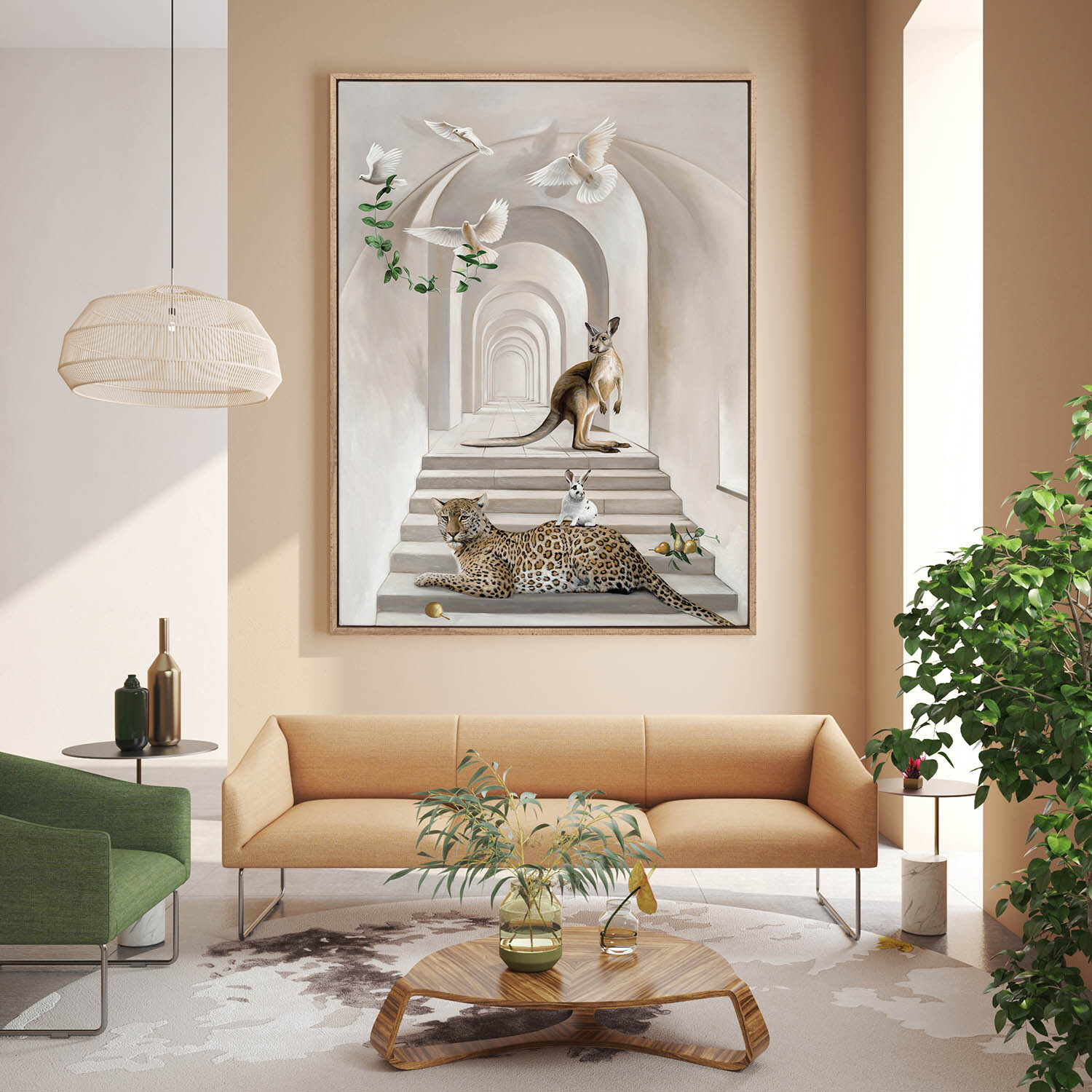 Menagerie Canvas Wall Art