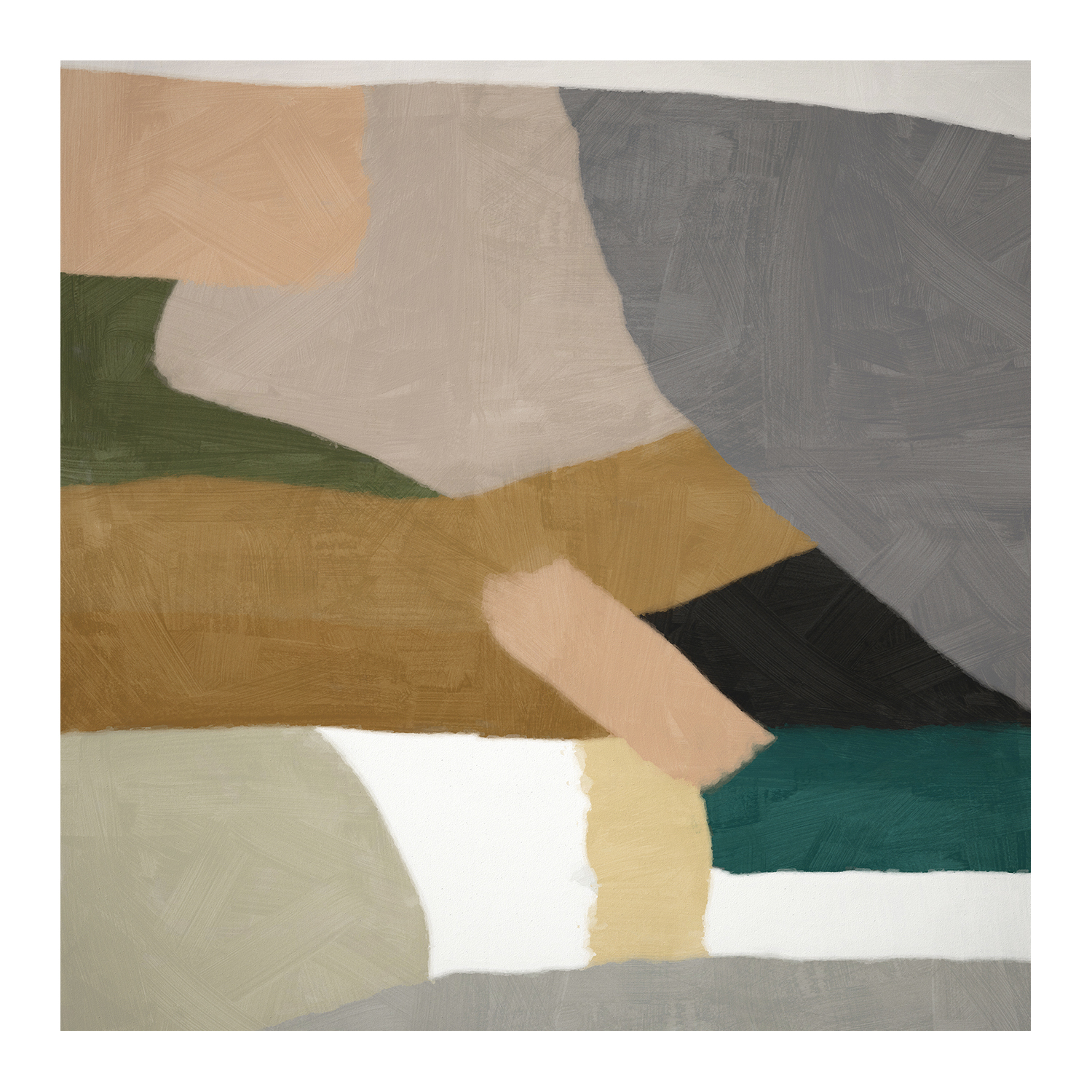 Jade Way II Canvas Wall Art