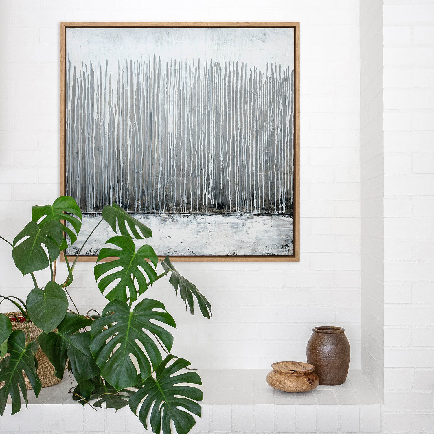 Silver Fog Canvas Wall Art