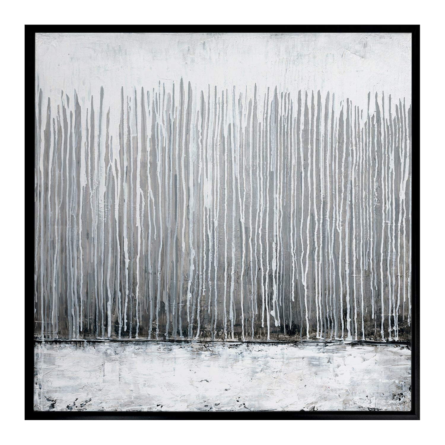 Silver Fog Canvas Wall Art