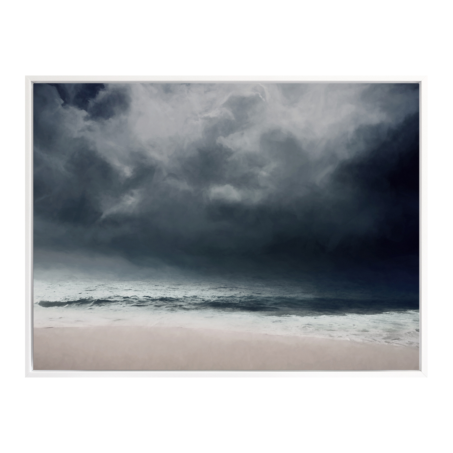 Grey Dawn Canvas Wall Art