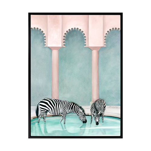 Office Gossip Canvas Wall Art