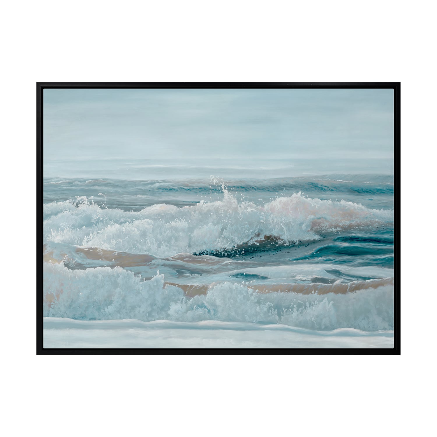 Pebbly Beach Canvas Wall Art
